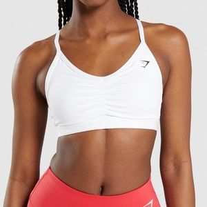 GYMSHARK ruched sports bra